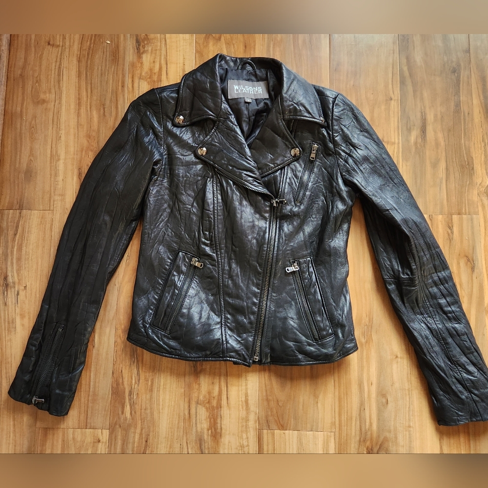 Wilson Leather Motorcycle Jacket